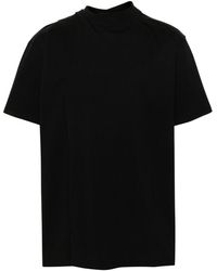 Mordecai - Stripe-detail Wrap T-shirt - Lyst