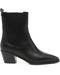 Twinset - Pointed-Toe Panelled Boots - Lyst