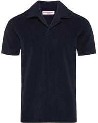 Orlebar Brown - Terry Resort Polo-Collar Top - Lyst