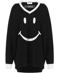 Moschino - Jersey Con Cuello En V De X Smiley - Lyst