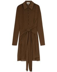 Ganni - Long-Sleeve Dress - Lyst