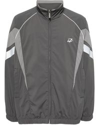 Izzue - Logo-Print Panelled Jacket - Lyst