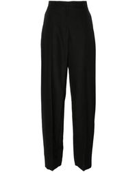 Alexander Wang - Slit-Detail Tapered Trousers - Lyst