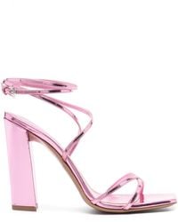 Paris Texas - Diana 105Mm Leather Sandals - Lyst