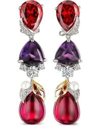 Anabela Chan - 18Kt Vermeil Berry Multi-Stone Earrings - Lyst