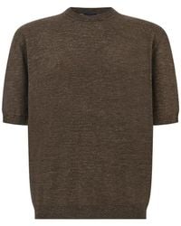 Paul & Shark - Fine-Knit Short-Sleeve T-Shirt - Lyst