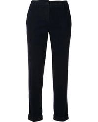 Aspesi - Cuff Cropped Trousers - Lyst