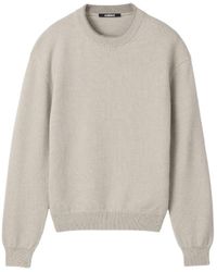 Jacquemus - Pull À Bords Côtelés - Lyst