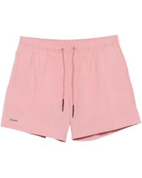 Sundek - Logo-Patch Drawstring Swim Shorts - Lyst
