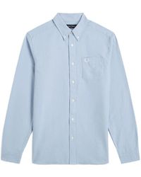 Fred Perry - Logo-Embroidered Button-Down Shirt - Lyst