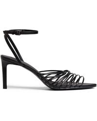 12 STOREEZ - 80Mm Strappy Leather Sandals - Lyst