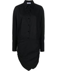 The Attico - Blousejurk Met Asymmetrische Afwerking - Lyst