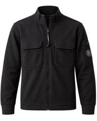 C.P. Company - Lens-Detail Zip-Up Sweater - Lyst