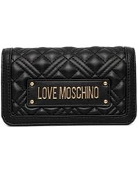 Love Moschino - Quilted Leather Shoulder Bag - Lyst
