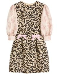 Valentino Garavani - Leopard Print Dress - Lyst