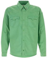 Versace - Cotton Western Shirt - Lyst