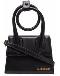 Jacquemus - Le Chiquito Noeud Medium Leather Top-handle Bag - Lyst
