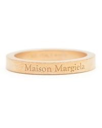 Maison Margiela - Ring Met Gegraveerd Logo - Lyst