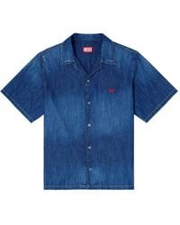 DIESEL - D-Nabll-D Denim T-Shirt - Lyst