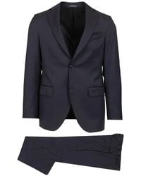 Al Duca d'Aosta - Single-Breasted Wool Suit - Lyst