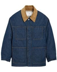 Ami Paris - Worker Denim Jacket - Lyst