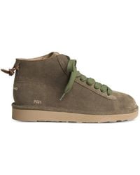 Pànchic - Bottines P001 En Daim À Lacets - Lyst