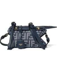 Fendi - By The Way Denim Shoulder Bag - Lyst