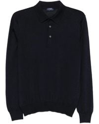 Barba Napoli - Polo-Neck Long-Sleeve Sweater - Lyst