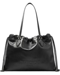 Jimmy Choo - Lage Drawstring Leather Tote Bag - Lyst