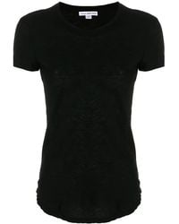 James Perse - T-Shirt Mit Rundem Ausschnitt - Lyst