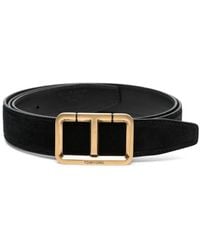 Tom Ford - T-buckle Leather Belt - Lyst