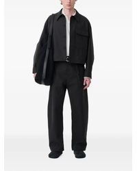 Studio Nicholson Guild Trousers in Black for Men | Lyst