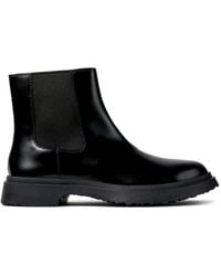 Camper - Leather Slip-On Chunky Ankle Boots - Lyst
