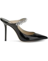 Jimmy Choo - Bing Crystal-Embellished Patent Leather Pumps - Lyst