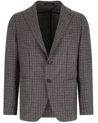 Tagliatore - ハウンドトゥース シングルジャケット - Lyst