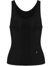 Moschino - Ribbed-Knit Top - Lyst