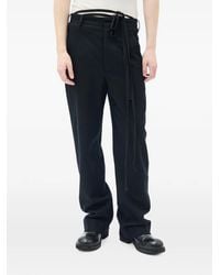 Ann Demeulemeester - Brushed-Wool Trousers - Lyst