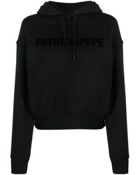 Patrizia Pepe - Sudadera con capucha y aplique del logo - Lyst
