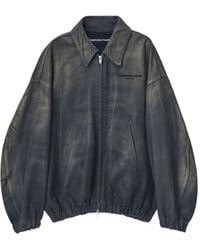 Alexander Wang - Zip-Up Bomber Jacket - Lyst