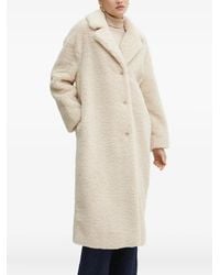 Guess - Buttoned Collared Coat - Lyst