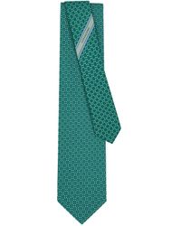 Ferragamo - Patterned silk tie - Lyst