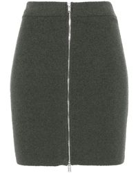 Nanushka - Bouclé Zip-Up Miniskirt - Lyst