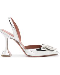 AMINA MUADDI - Begum 95mm Slingback Pumps - Lyst