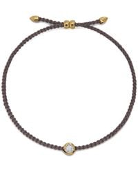 Monica Vinader - Laboratory-Grown Diamond Cord Bracelet - Lyst