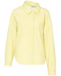 Pushbutton - Chemise À Coutures Asymétriques À Détail Poche - Lyst