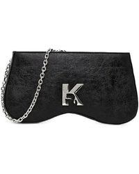 Karl Lagerfeld - K-Logo Schultertasche mit Kettenriemen - Lyst