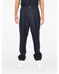 Low Brand - Pleated Tailored Trousers - Lyst