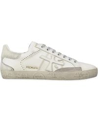 Premiata - Stevend Embroidered-Logo Sneakers - Lyst