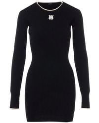 Amiri - Mini-Jurk Met Geborduurd Logo - Lyst