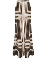 Zimmermann - Geometric-Print Trousers - Lyst